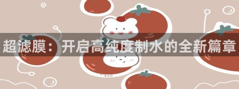 福建先锋娱乐机电股份公司：超滤膜：开启高纯度制水的全新篇章