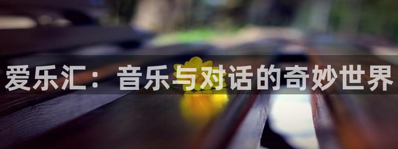 先锋娱乐登录注册：爱乐汇：音乐与对话的奇妙世界