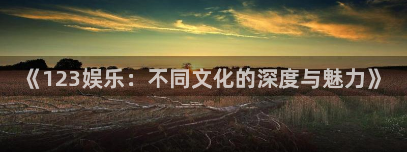 先锋娱乐零能源集团：《123娱乐：不同文化的深度与魅力》